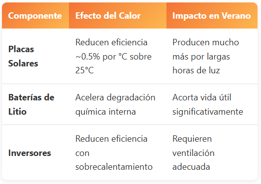 Cómo afecta el calor a las baterías Cómo afecta el calor a las baterías